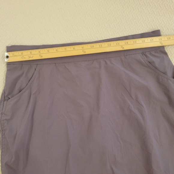 Columbia Gray Skirt with Drawstrings Built In Shorts Activewear Skort Size XL - Picture 6 of 15
